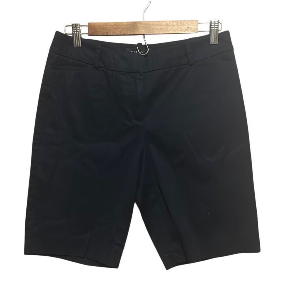 T Tahari Black Bermuda‎ Shorts Business Casual Career Office